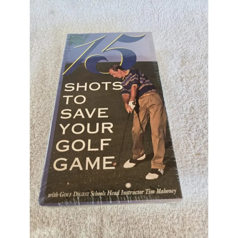 Golf Digest 15 Shots to Save Your Golf Game Tim Mahoney Factory Sealed New VHS